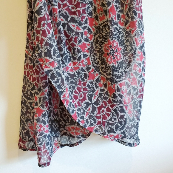 Guess Eyelet Halter Top with Wrap Front - Picture 4 of 4